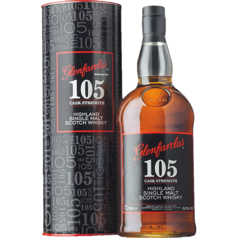 Whisky Escocés Glenfarclas 105 Cask Strength Single Malt 1 L