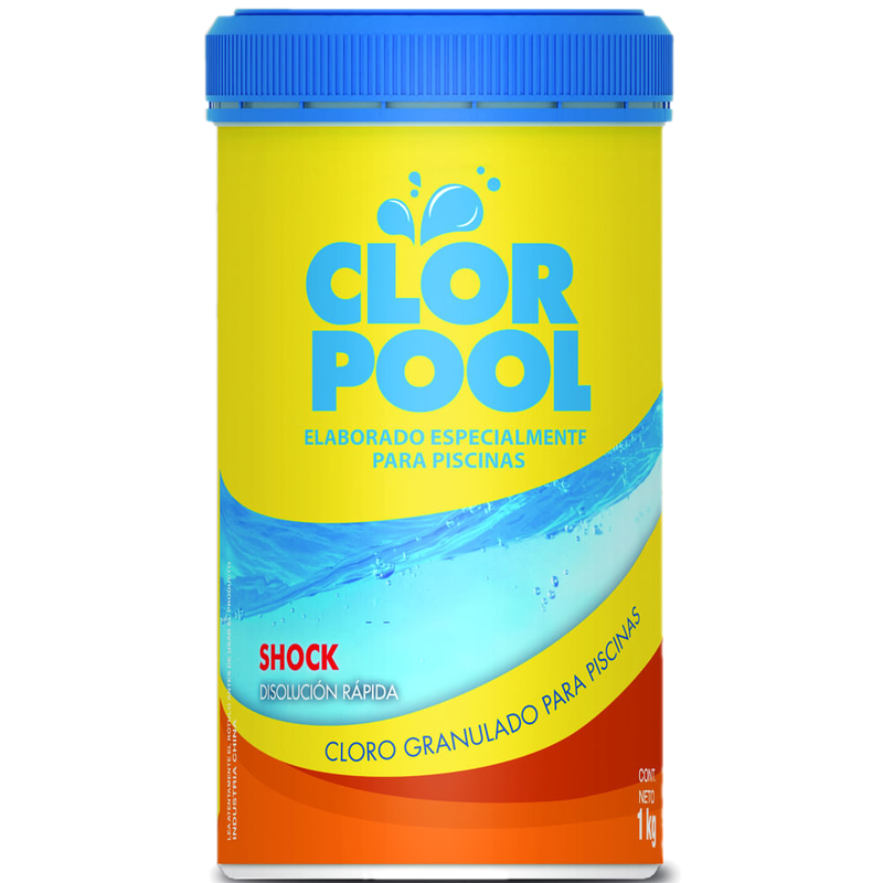 Cloro Granulado Shock Disolución Rápida Clor Pool 1 Kg