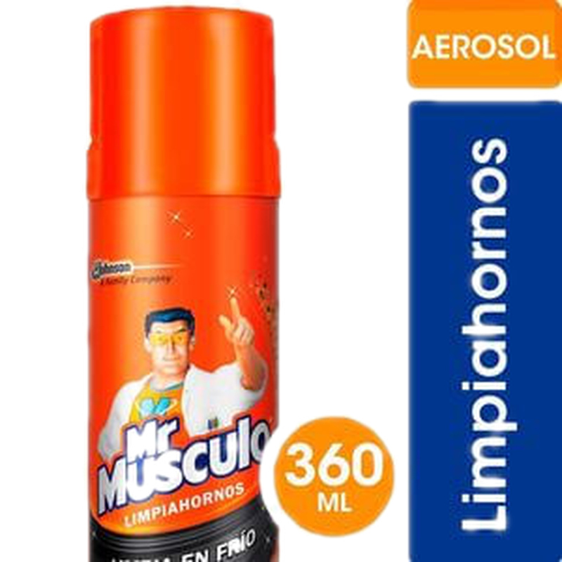 Limpiador Mr Musculo Horno Aerosol.