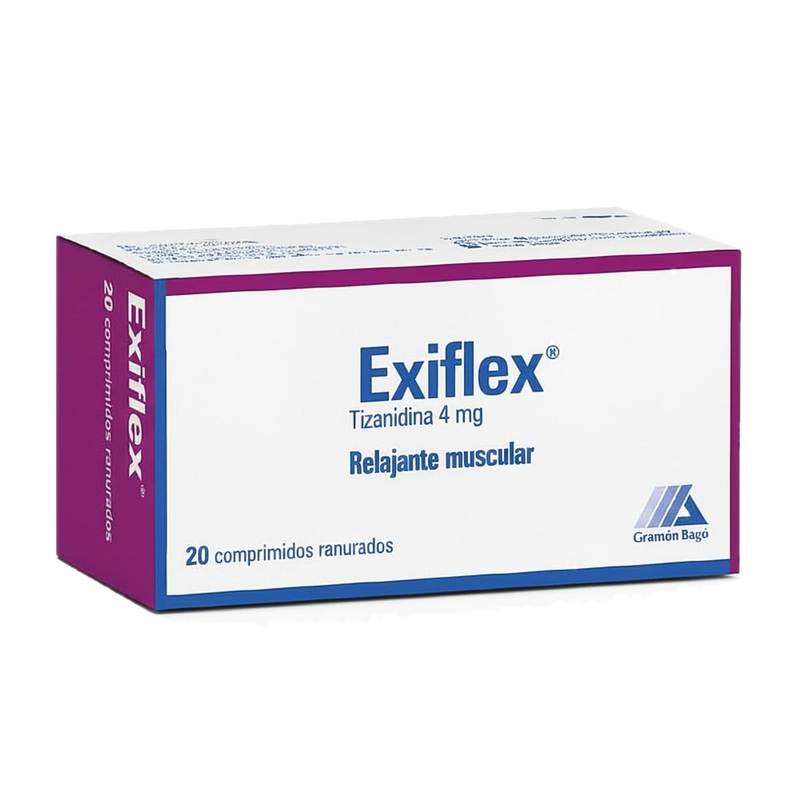 Exiflex 4 Mg 20 Comprimidos Ranurados