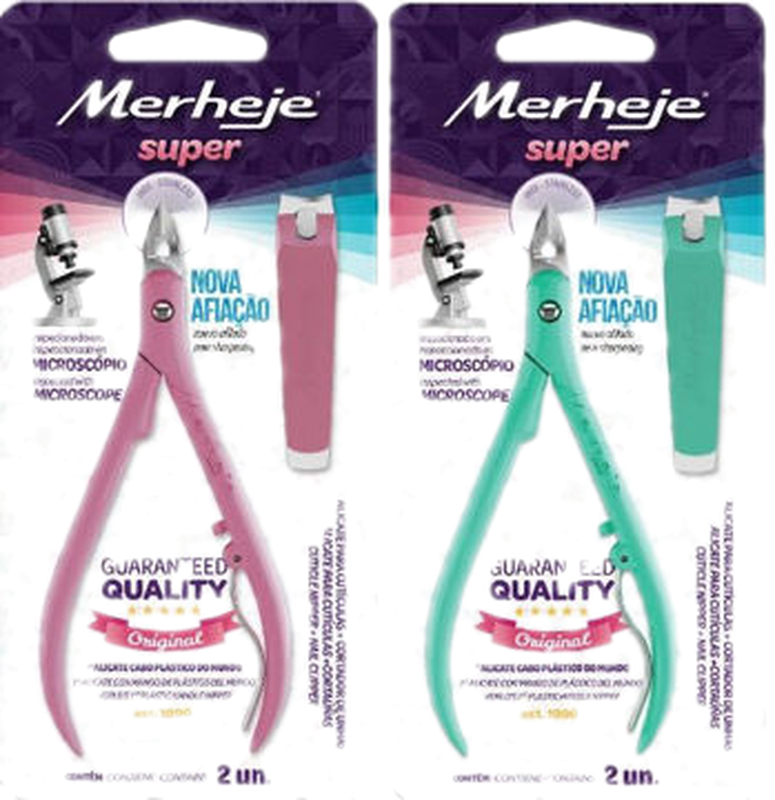 Merheje Alicate Cuticula + Cortauñas Super
