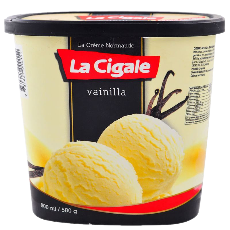 Helado Vainilla La Cigale 800 Ml
