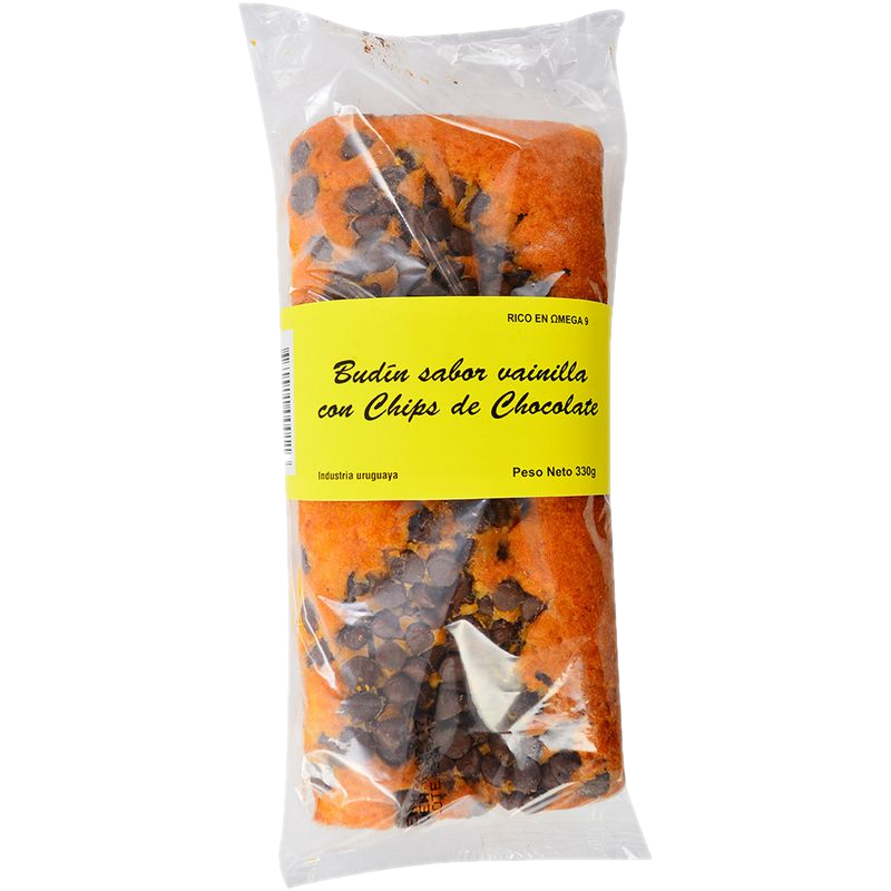 Budín Vainilla Con Chips De Chocolate 250 G