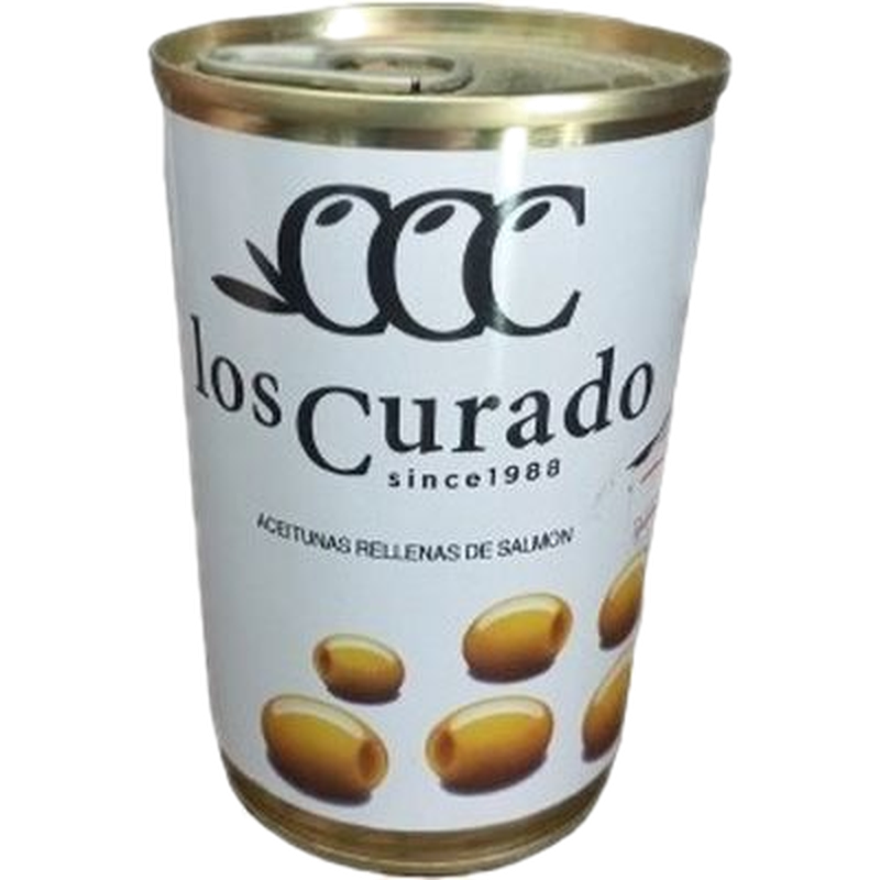 Aceituna Verde Los Curados Con Salmon 300 G