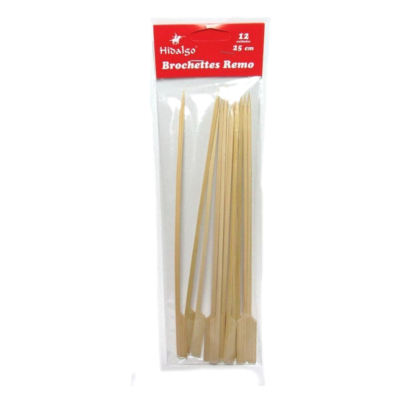 Palitos Brochette Remo Hidalgo 25 Cm 12 Unidades