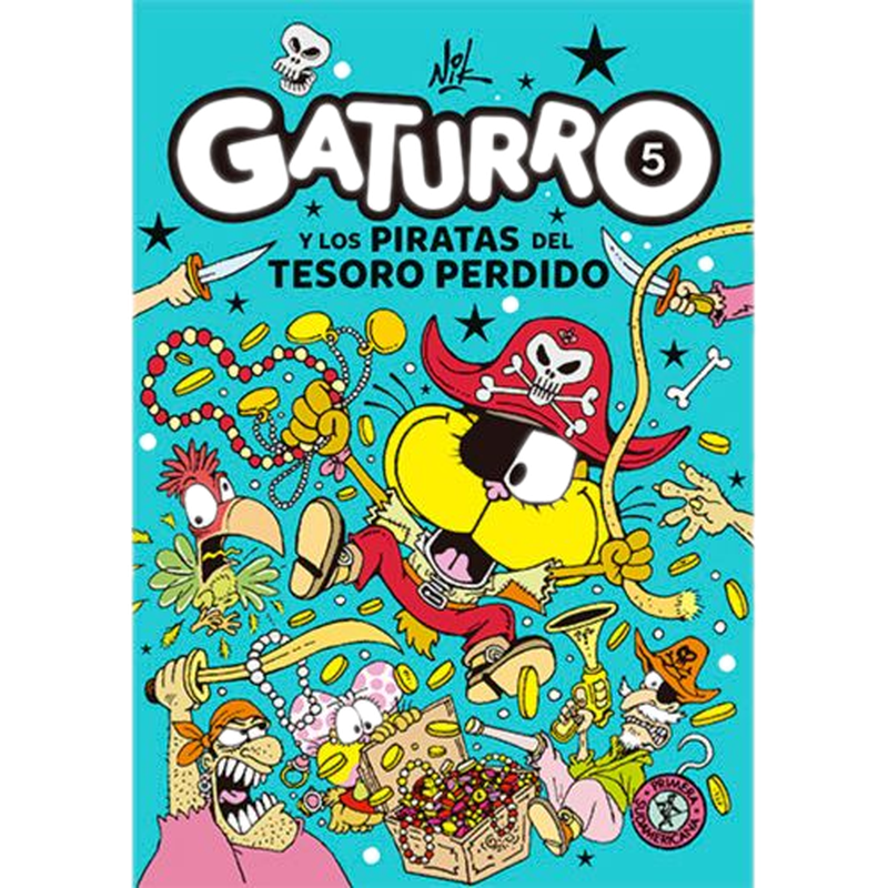 Libro Gaturro 5 - Gaturro Y Los Piratas Del Tesoro Perdido