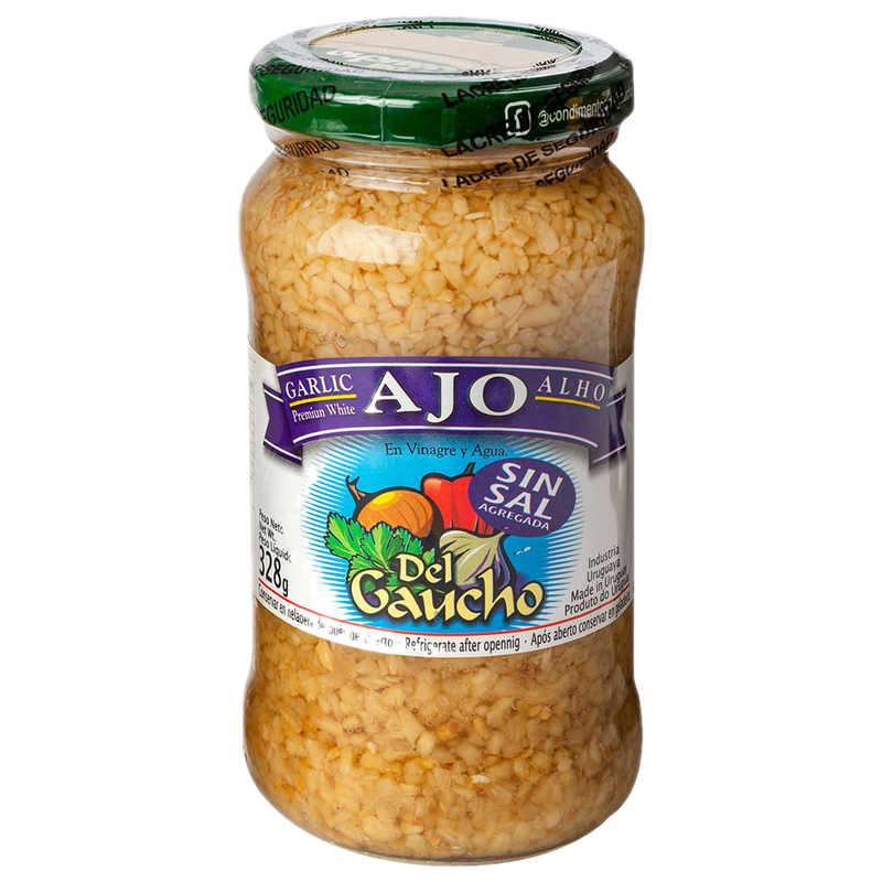 Ajo En Vinagre Sin Sal Del Gaucho 328 G
