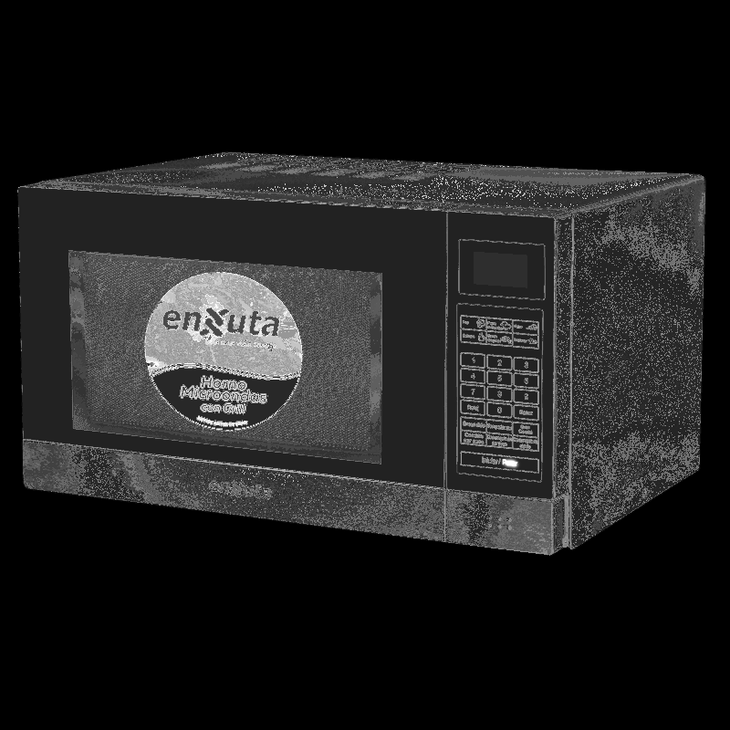 Microondas Enxuta Moenx0325dgi-1 Digital Negro 25 L