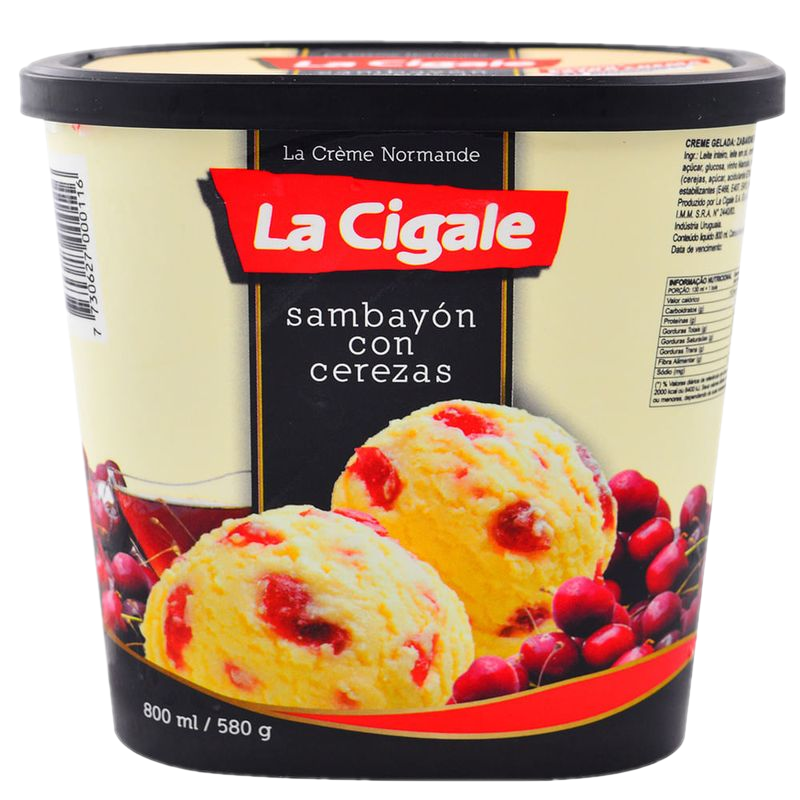 Helado Sambayón La Cigale 800 Ml