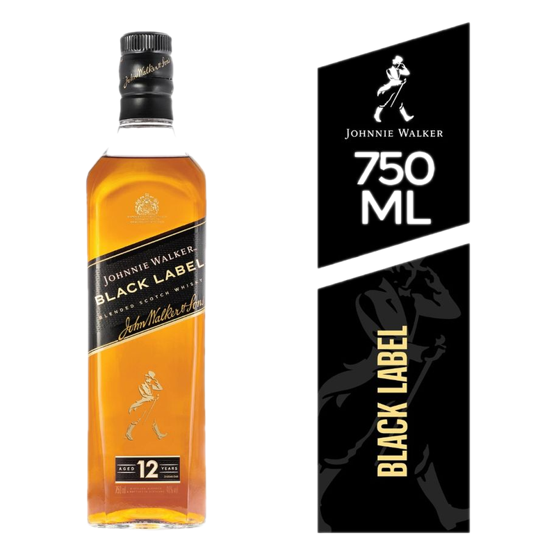 Whisky Johnnie Walker Black 750 Ml