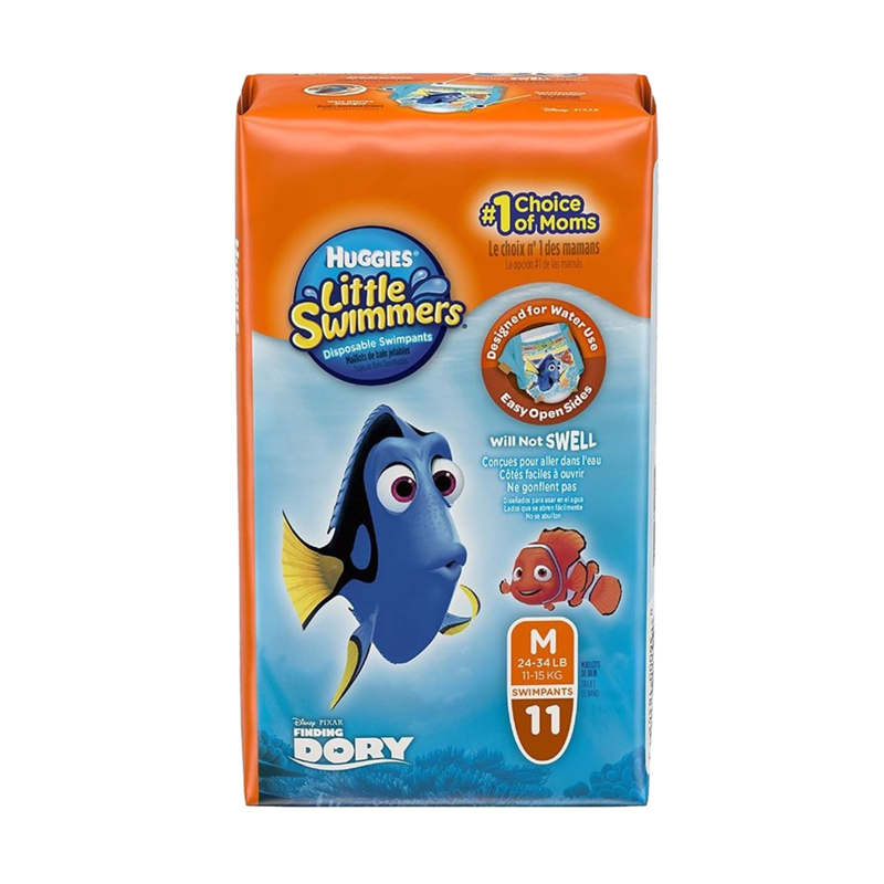 Pañales Huggies Little Swimmers Med 11 Unidades Disñey Scu