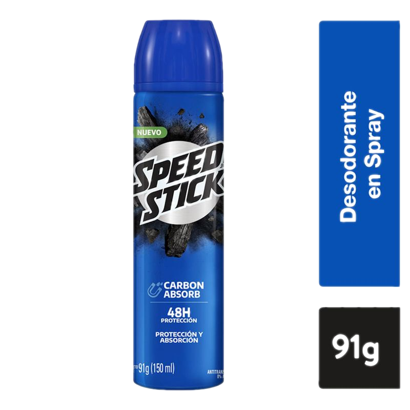 Desoodorante Men Speed Stick Aerosol Carbón