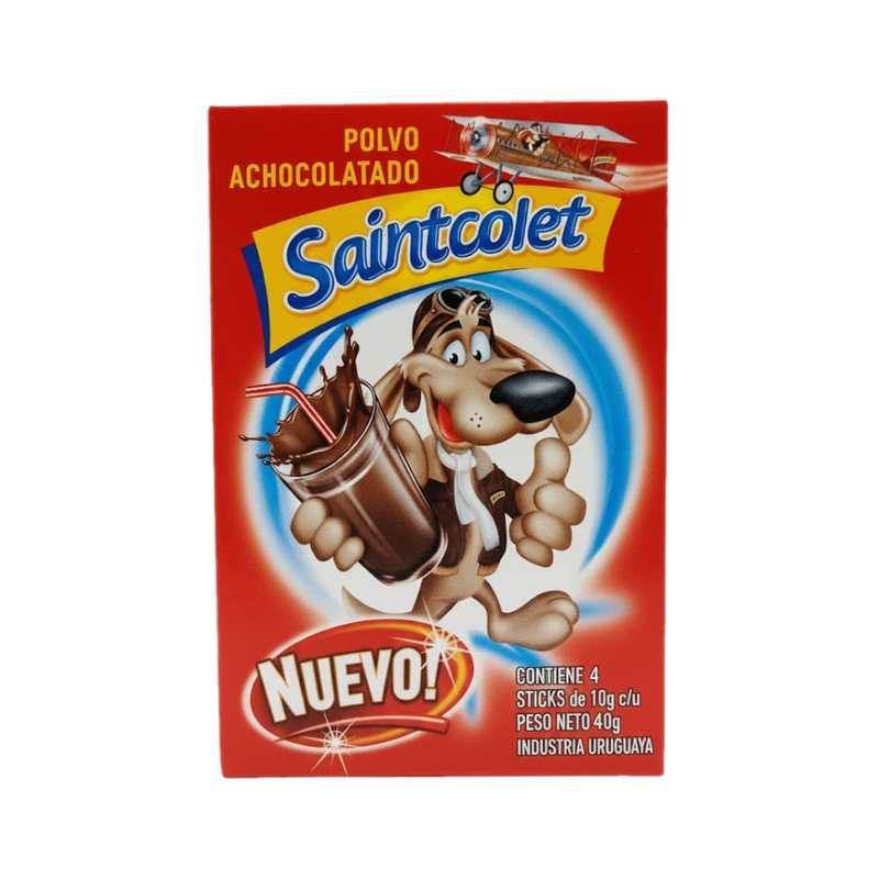 Alimento Achocolatado Saintcolet Caja 4 Sticks 10 G