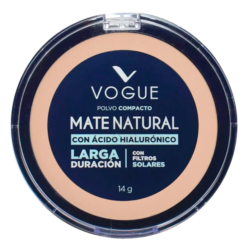 Polvo Compacto Vogue Mate Natural 14 G