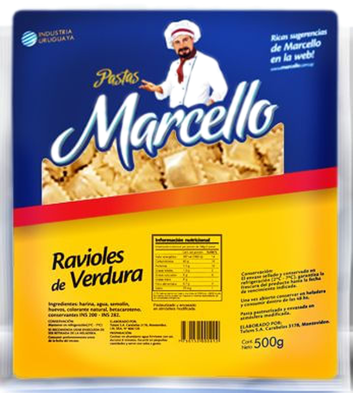 Ravioles Marcelo Verdura 500 G
