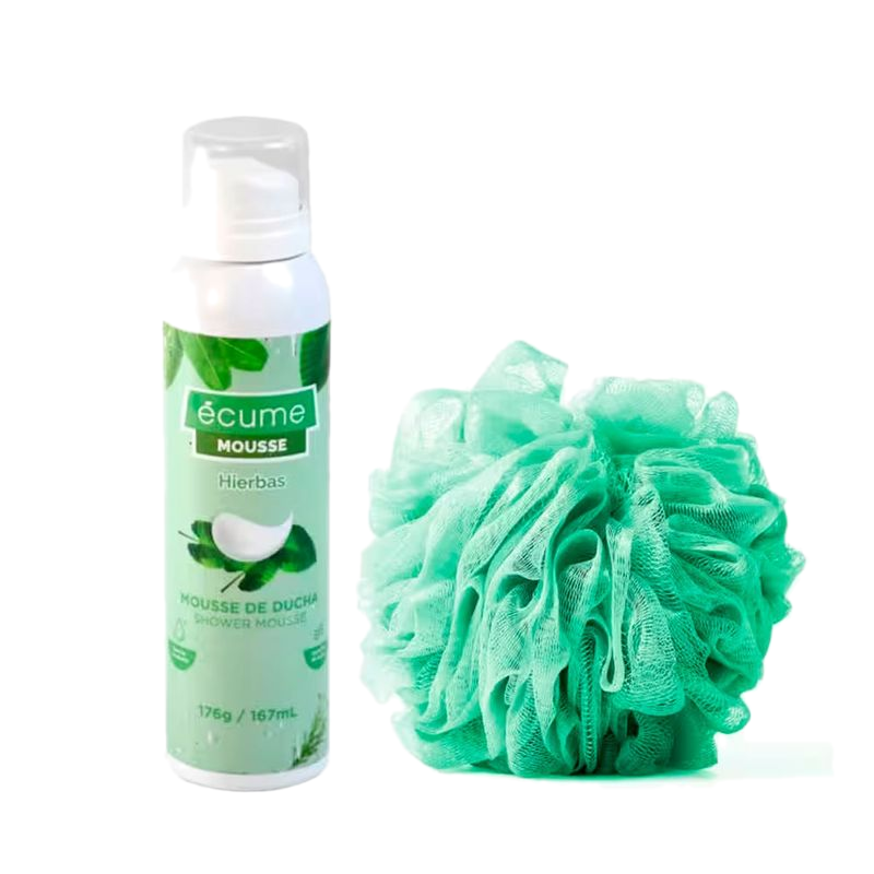 Mousse De Ducha Hierbas 167 Ml + Esponja