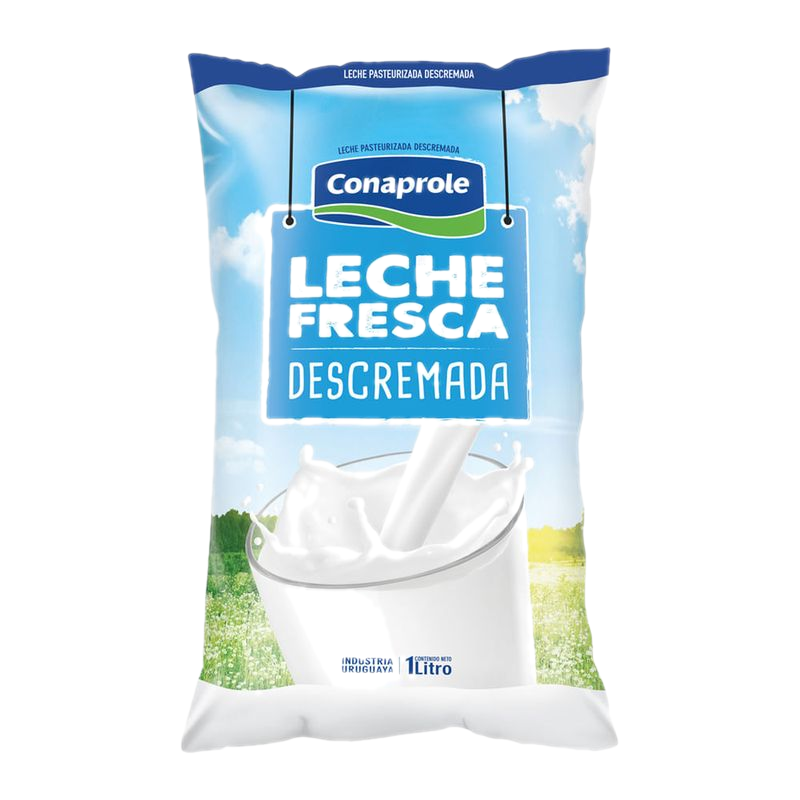 Leche Fresca Conaprole Descremada 1 L