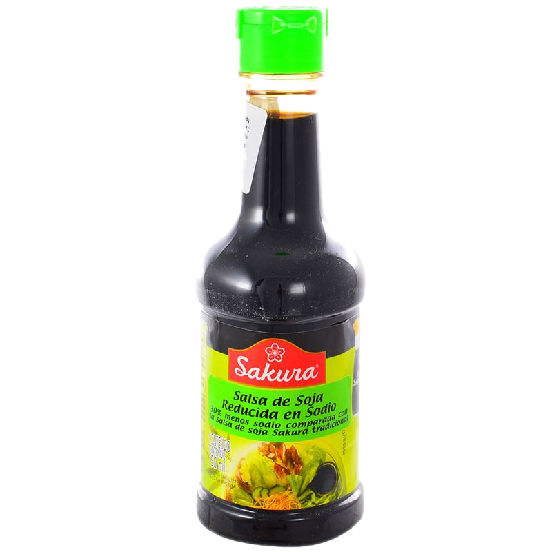 Salsa De Soja Sakura Reducida En Sodio 150 Ml