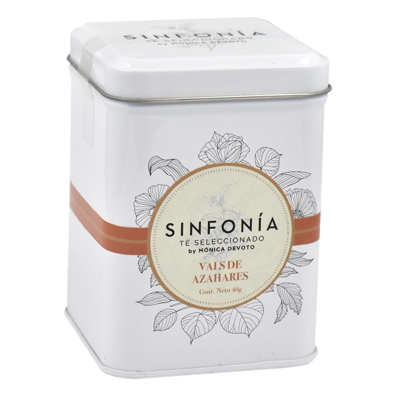 Té Sinfonía Blanco Vals De Azahares Lata 40 G