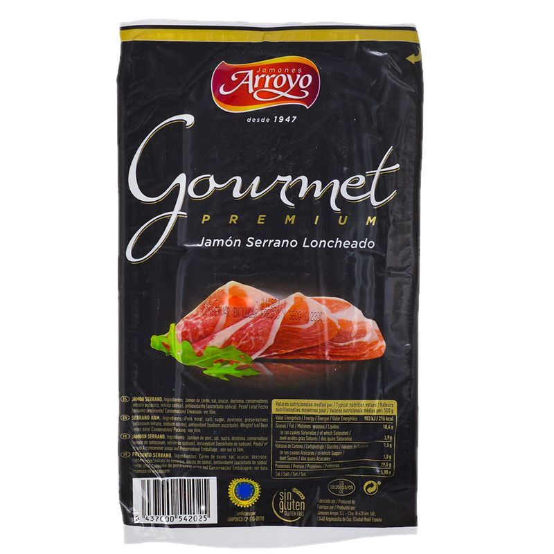 Jamón Serrano Premium Arroyo 50 G