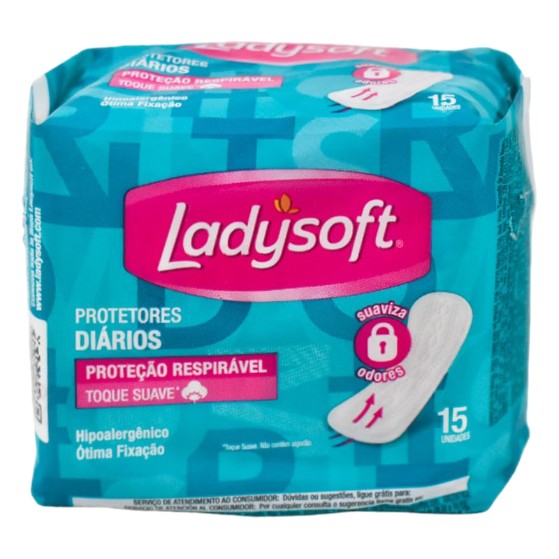 Protector Diario Ladysoft Respirable 15 Unidades