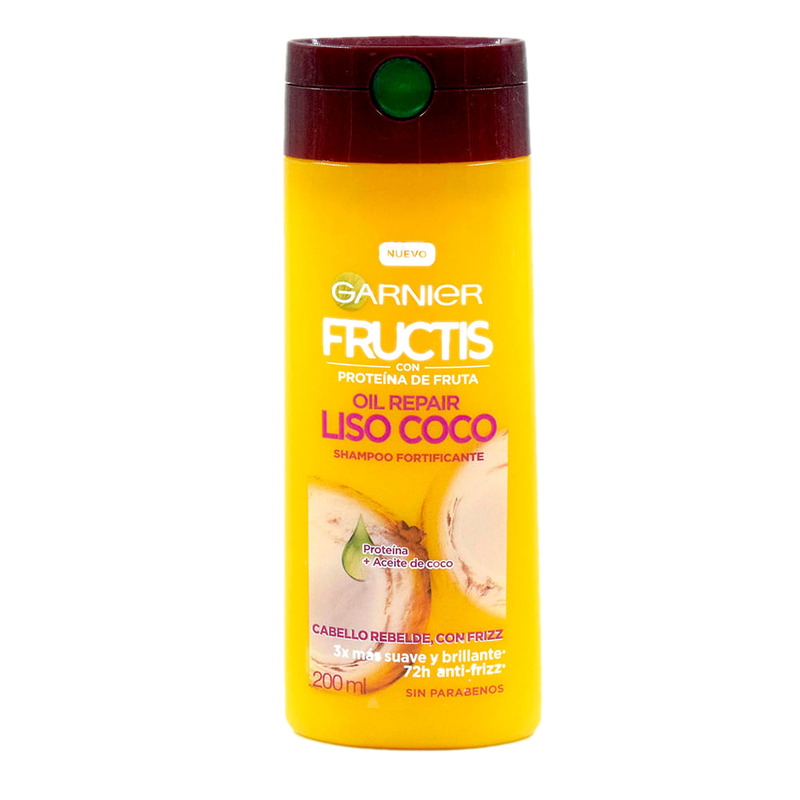 Shampoo Garnier Fructis Oil Repair Liso Coco 200 Ml