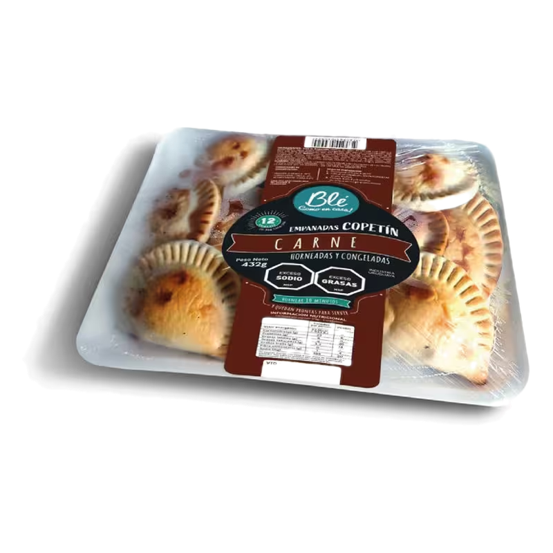 Empanadas Copetín De Carne Ble 12 Unidades
