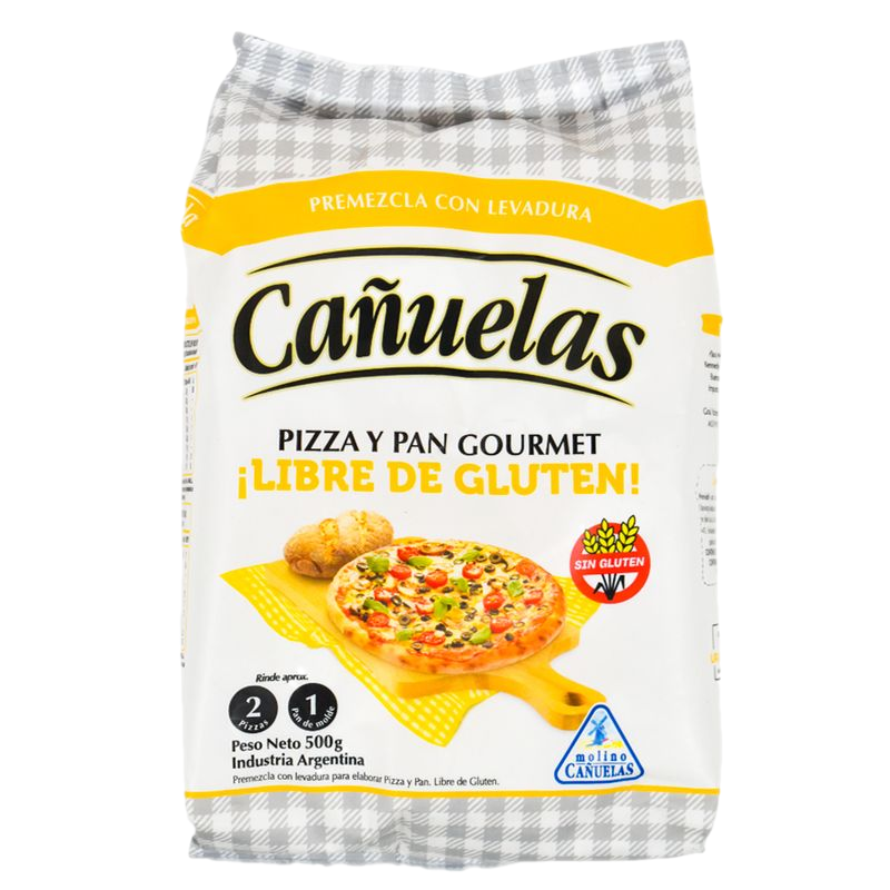 Premezcla Pizza Pan Sin Glúten Cañuelas 500 G