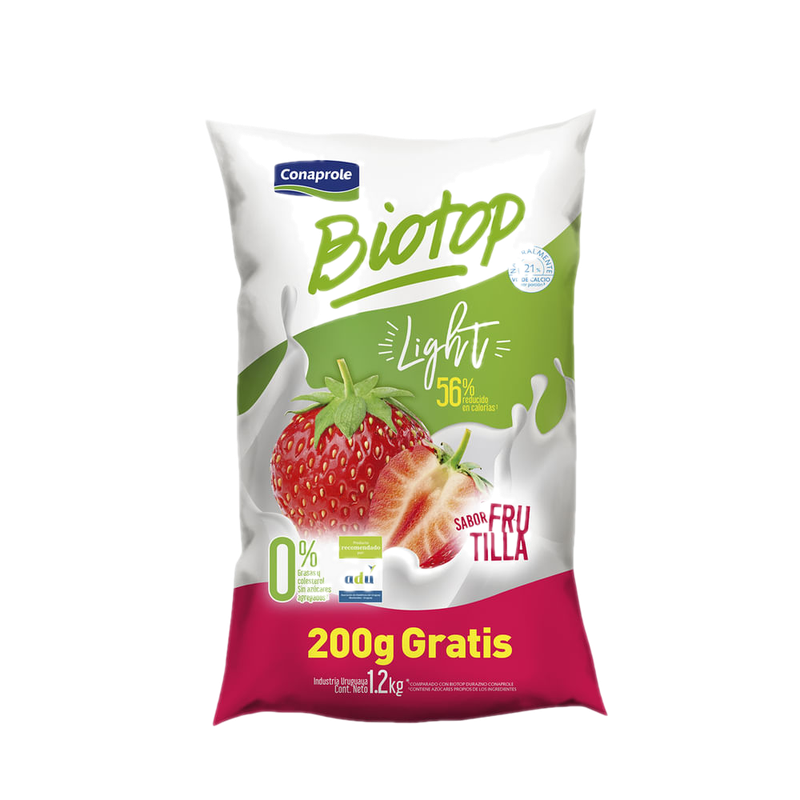 Yogur Conaprole Biotop Frutilla Light 1.2 L