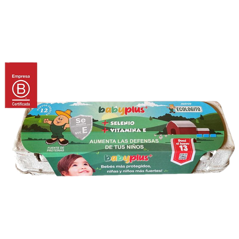 Huevo Ecologito Baby Plus 12 Unidades