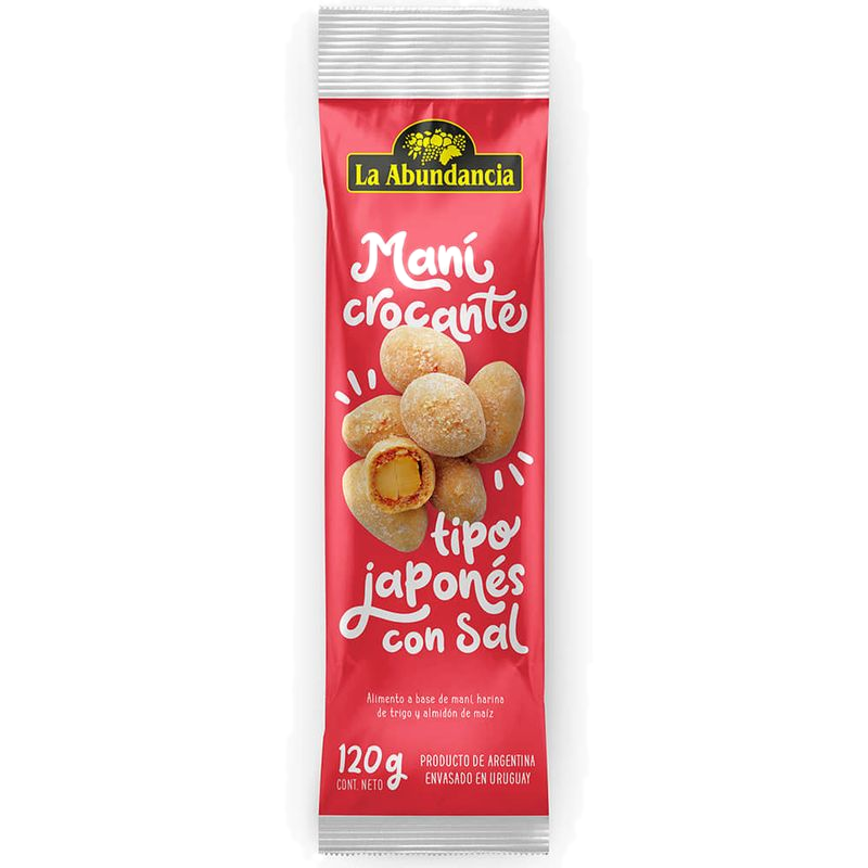 Maní Crocante Salado La Abundancia 120 G