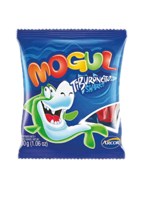 Mogul Gelatinas Tiburoncitos 30 G