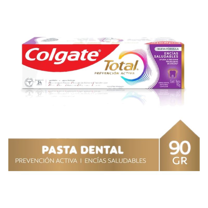 Pasta De Dientes Colgate Total 12 Encías Reforzadas 90 G