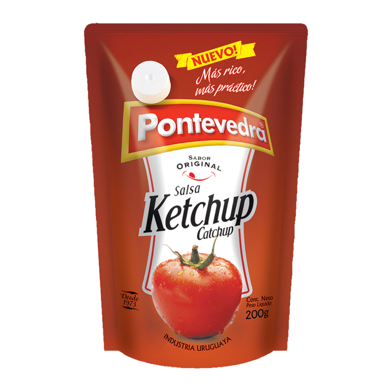 Ketchup Pontevedra Con Tapa 200 G