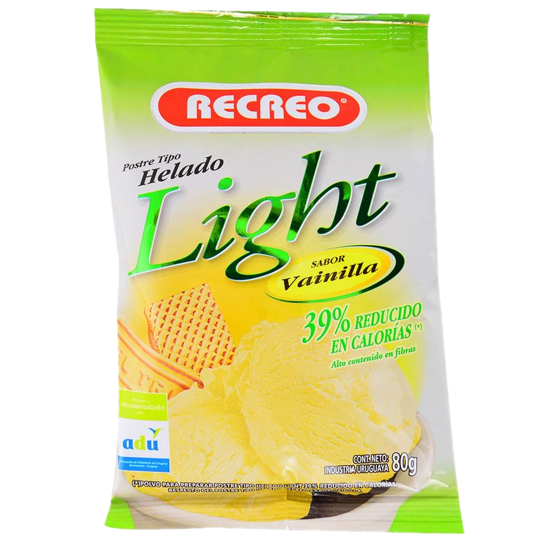 Helado Recreo Dietético Crema