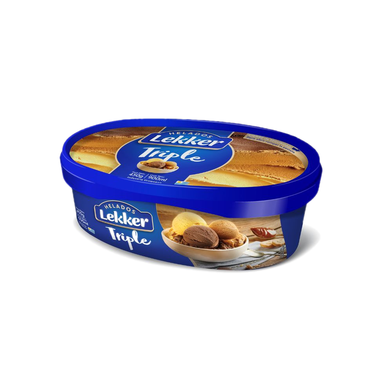Helado Lekker Sambayon Chocolate Dulce De Leche 900 Ml