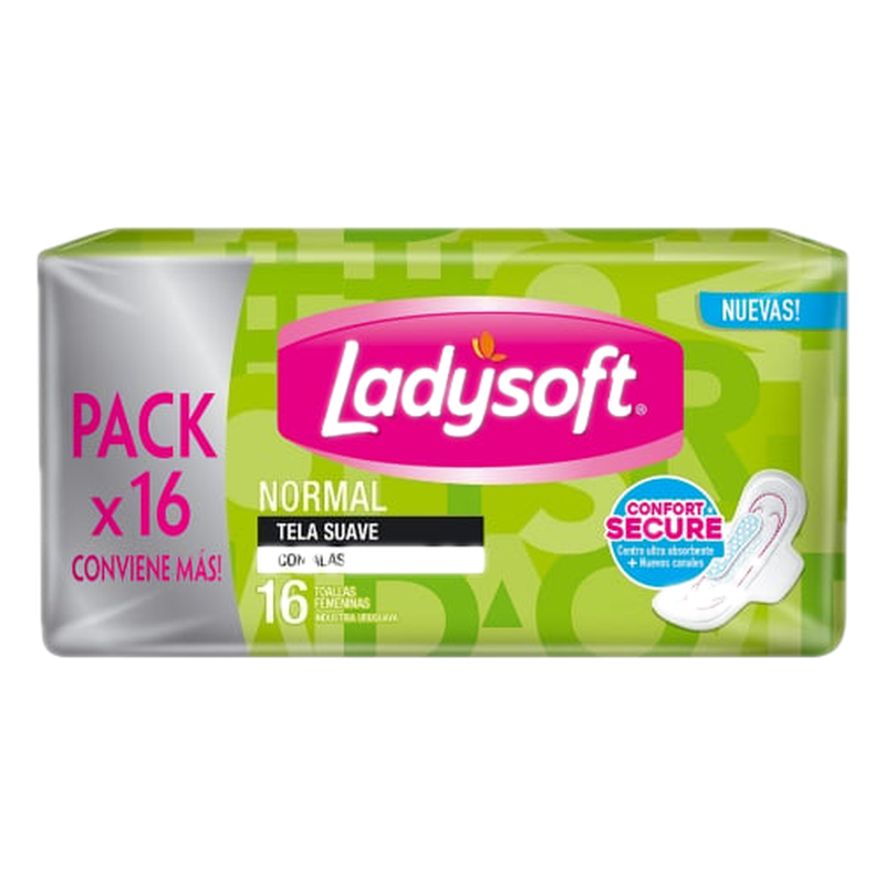 Ladysoft Normal C/a 16 Unidades