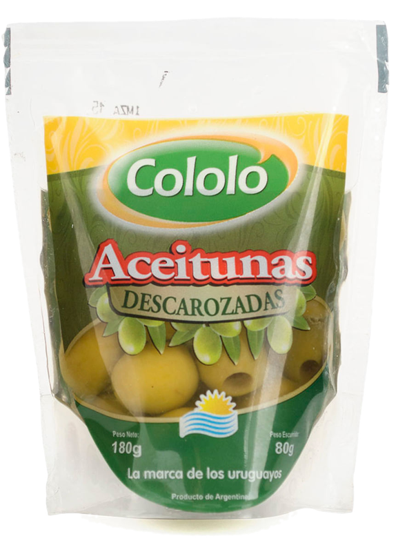 Aceitunas Verde Sin Carozo Cololó Doypack 180 G