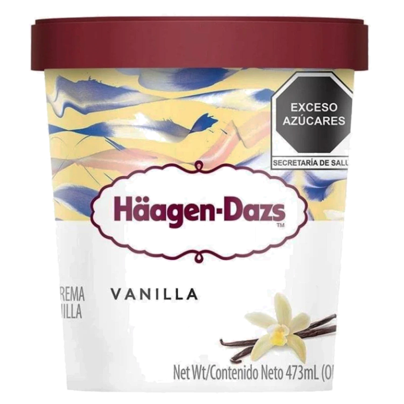 Helado Haagen Dazs Pinta Vainilla 473 Ml