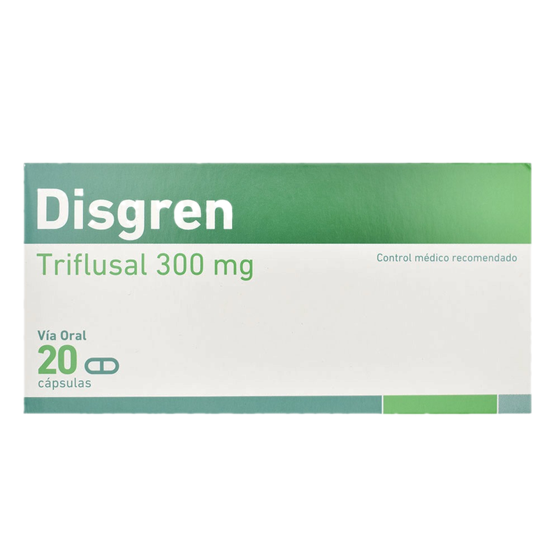 Disgren 300 Mg 20 Cápsulas