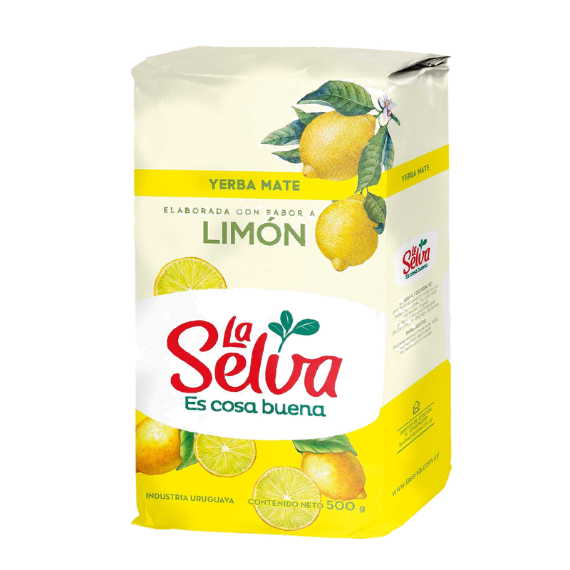 Yerba La Selva Saborizada Con Limon 500 G