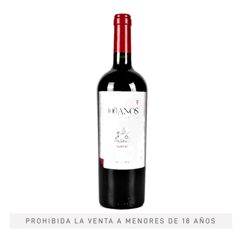 Vino 100 Años Reserva Tinto Tannat 750 Ml