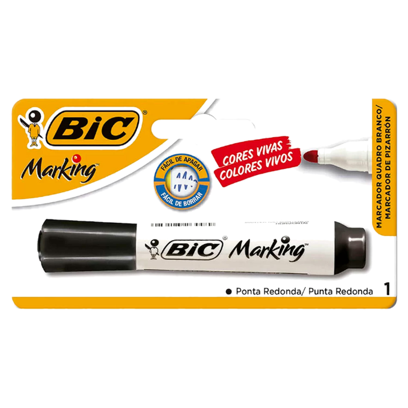 Marcador Pizarra Bic Negro Un