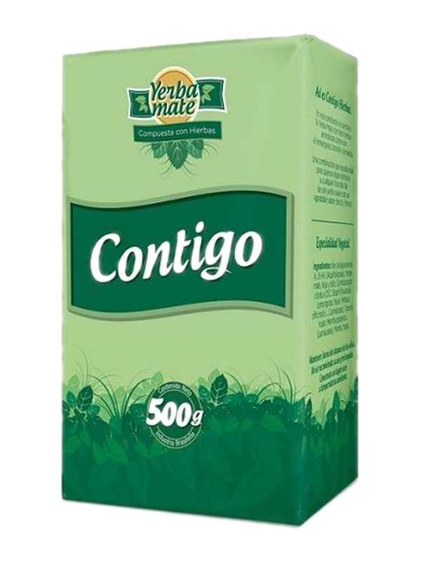 Yerba Contigo Con Lemongrass,toronjil Y Menta 500 G