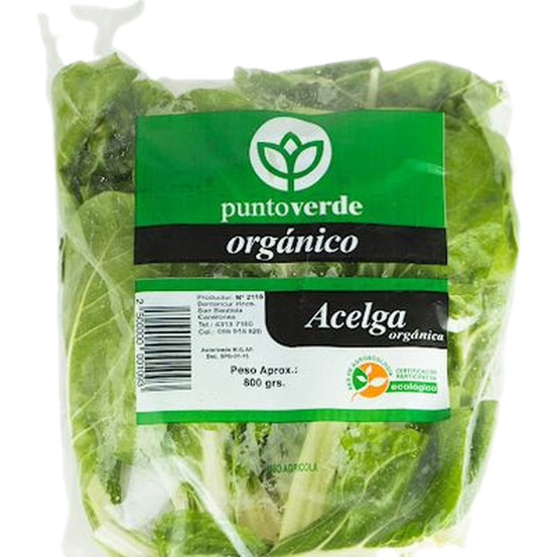 Acelga Orgánica Punto Verde 800 G