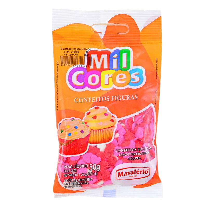 Confites Mavalerio Mil Cores Corazones