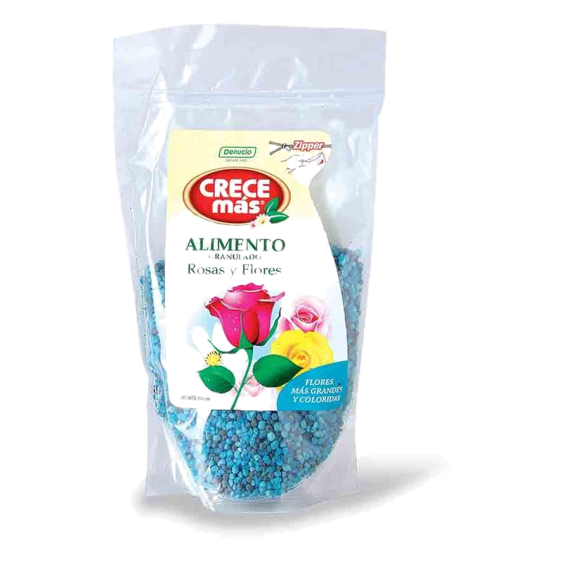 Fertilizante Granulado Crece Mas Denucio Rosas Y Flores 600 G