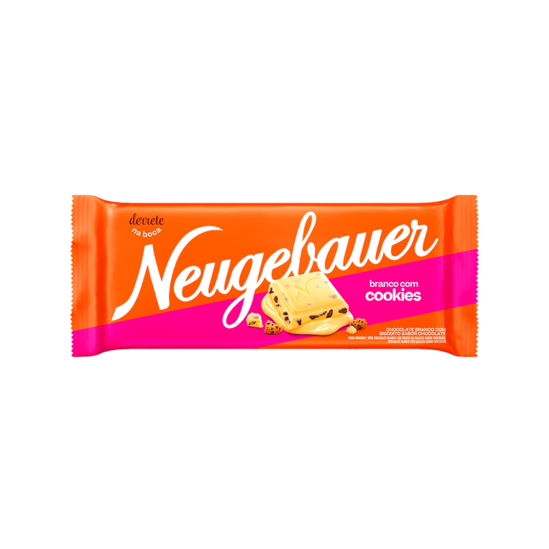 Chocolate Neugebauer Tableta Blanco Con Cookies 90 G