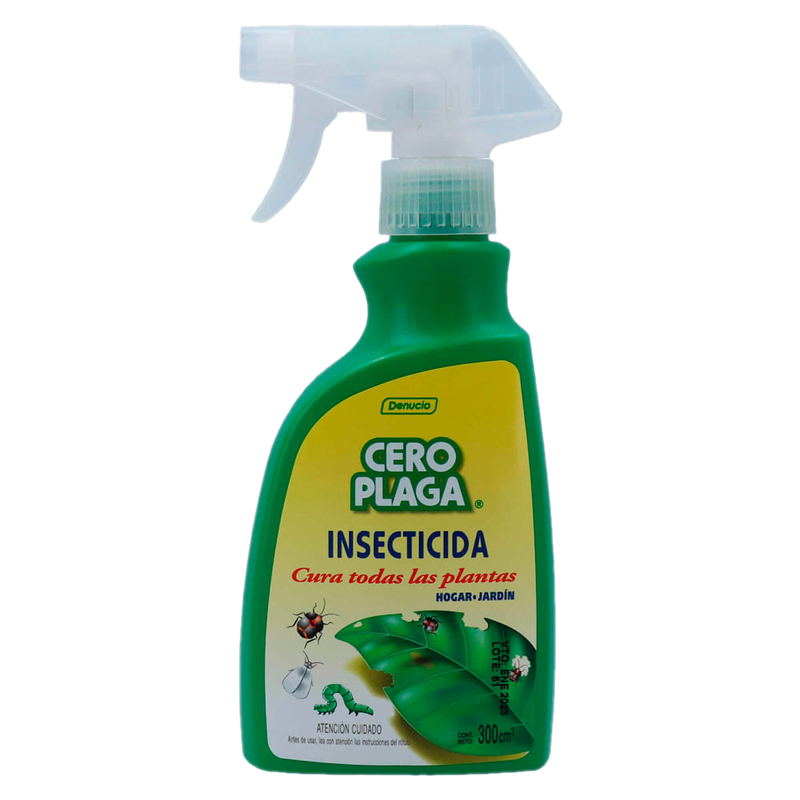 Insecticida Cero Plaga Cura Todas Las Plantas Con Aplicador 300c