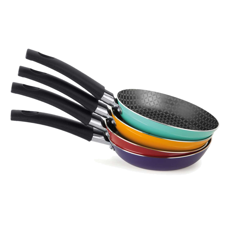 Sarten Multiflon Colores Aluminio 14cm